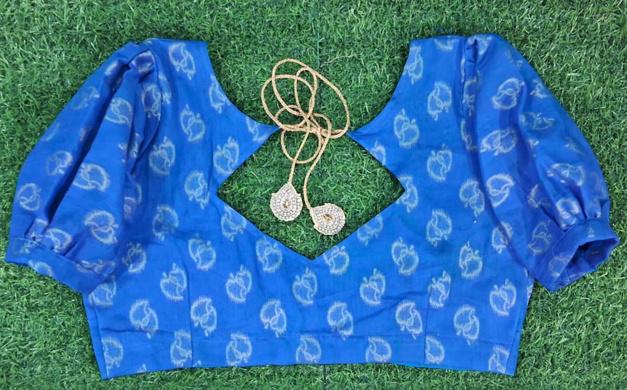 Diamond Drop Back Blouse